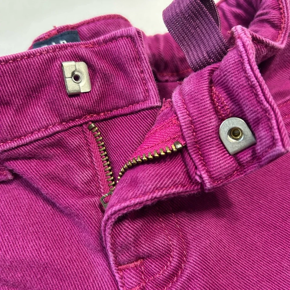 GAP Jean bundle of two pink super skinny &  blue distressed flare girls size 5